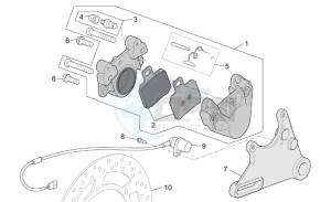 ETV 1000 Capo Nord Capo Nord drawing Rear master brake cylinder