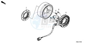 TRX500FAC drawing GENERATOR