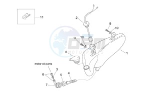 Mojito custom 50 2t (eng. aprilia) drawing Oil tank