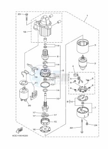 F250DETU drawing STARTER-MOTOR