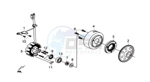 JOYMAX 300I drawing MAGNETO / FLYWHEEL