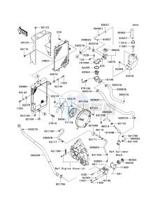 KSV 700 B [KFX 700] (B6F-B9F) B7F drawing RADIATOR