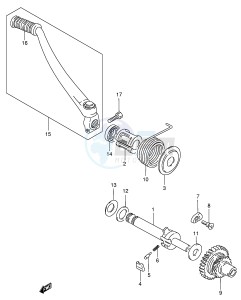 TS185ER (E1) drawing KICK STARTER