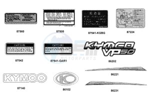 VP 50 drawing Emblem - Stripe