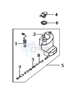 SHARK 50 E2 drawing OIL TANK