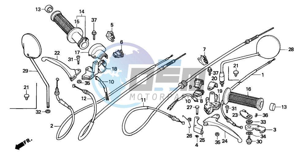 HANDLE LEVER/SWITCH/CABLE