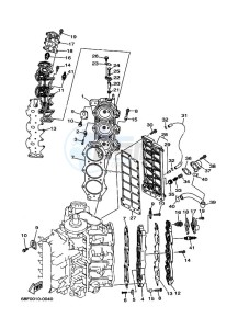 Z150P drawing CYLINDER--CRANKCASE-2