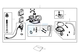 JET EURO X EU2 - 50 cc drawing CARBURETTOR