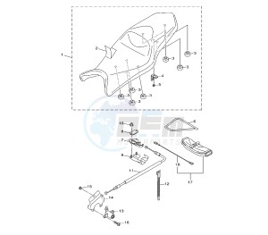 XJ6-F DIVERSION 600 drawing SEAT