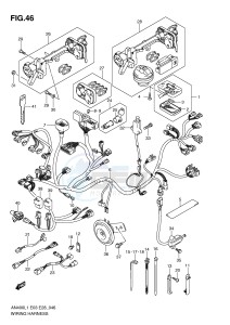 AN400 (E03) Burgman drawing WIRING HARNESS (AN400L1 E33)