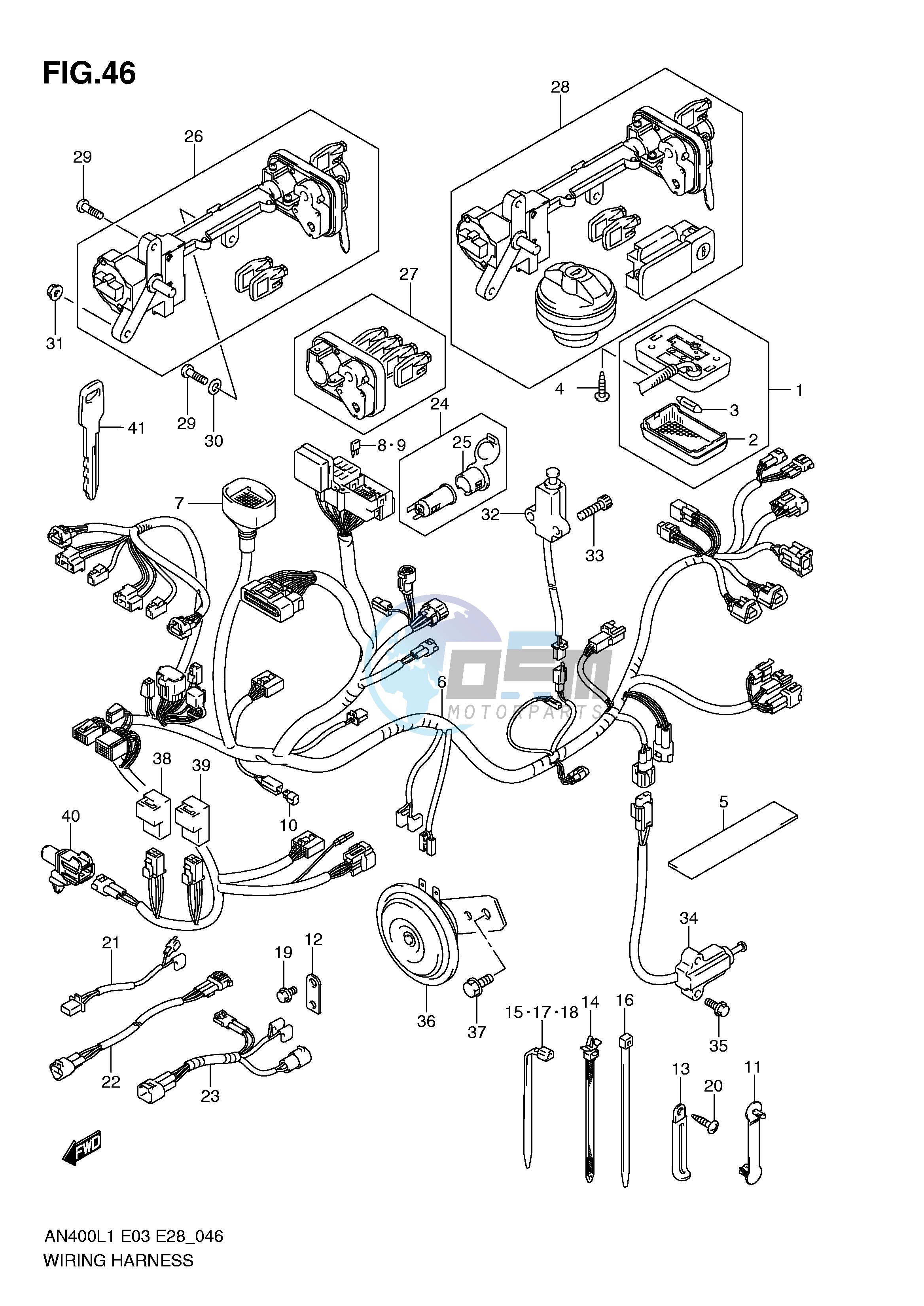 WIRING HARNESS (AN400L1 E33)