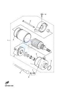 FJR1300D-AE FJR1300AE (B96L) drawing STARTING MOTOR