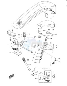 JS 440 A [JS440] (A6-A7) [JS440] drawing HANDLE POLE_SWITCHES   -- 82-83 JS440-A6_A7- -