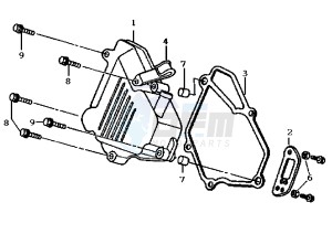 SUPER DUKE - 150 cc drawing CYLINDER HEAD COVER