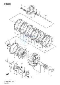 VL800C INTRUDER EU drawing CLUTCH