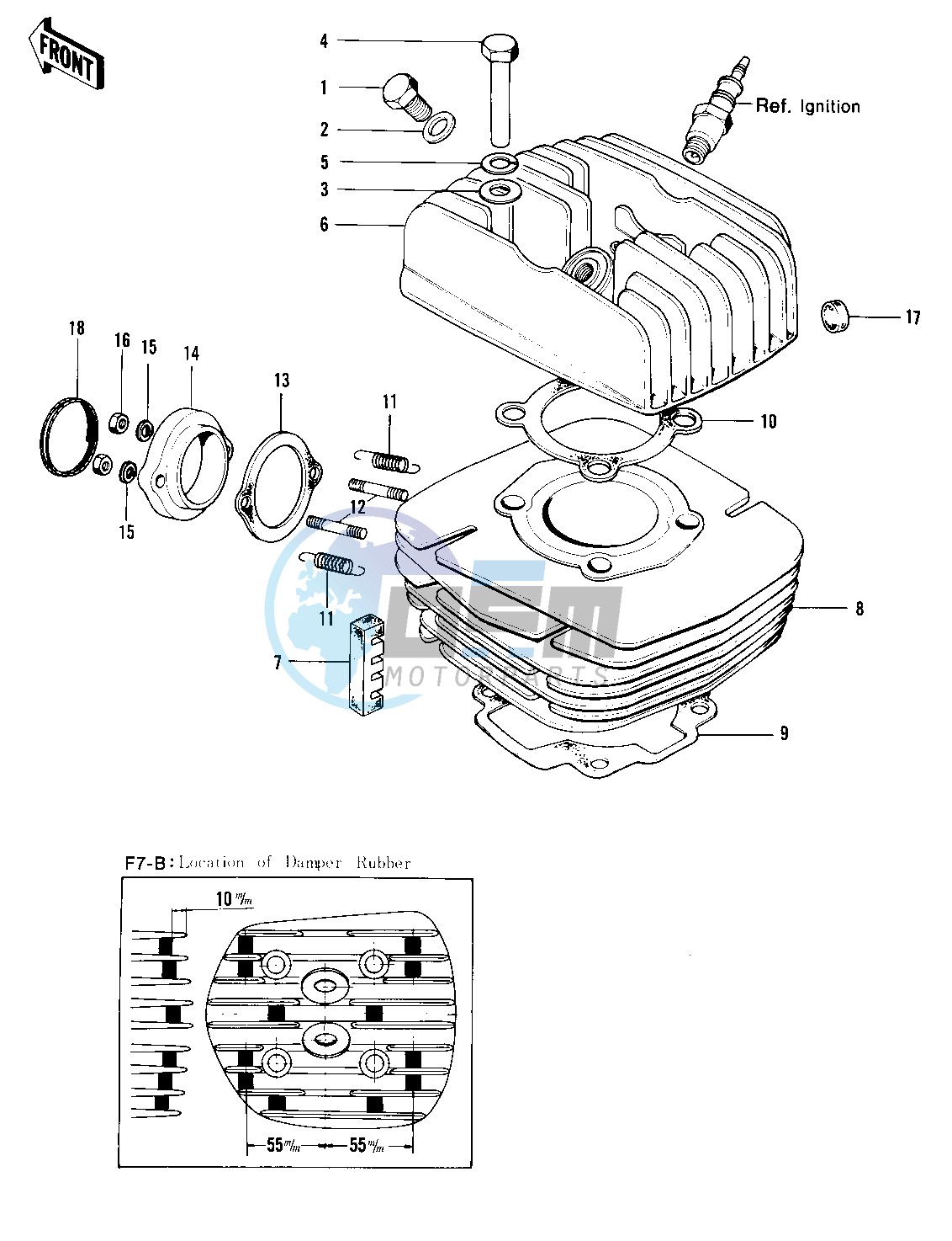 CYLINDER HEAD_CYLINDER -- 71-73 F7_F7-A_F7-B- -