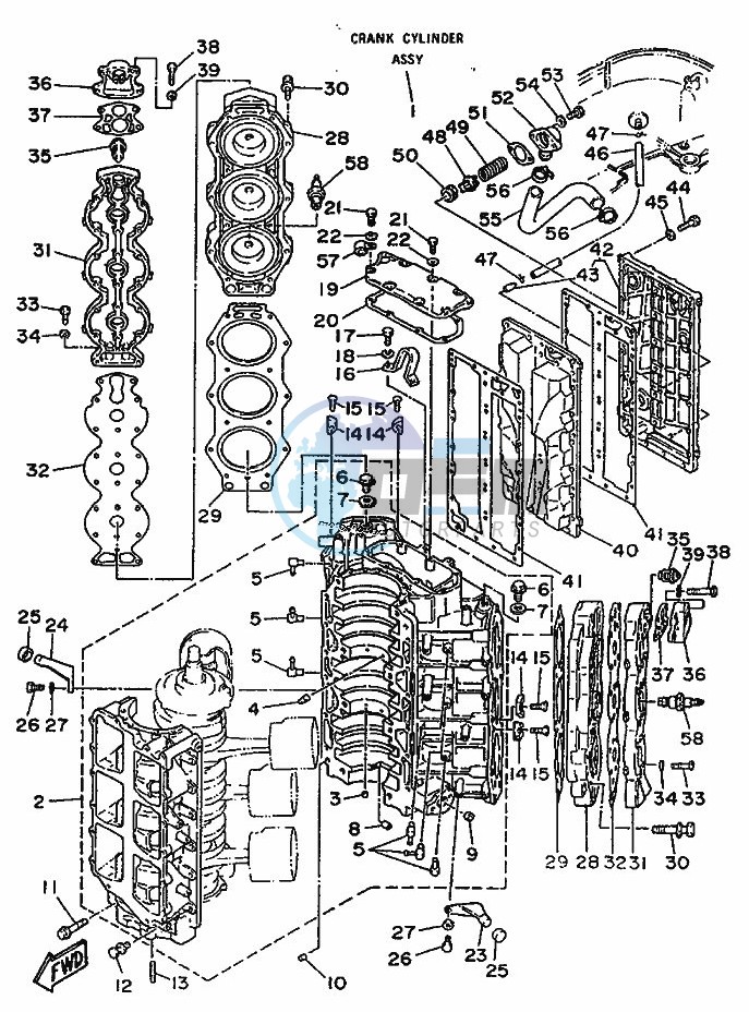 CYLINDER--CRANKCASE