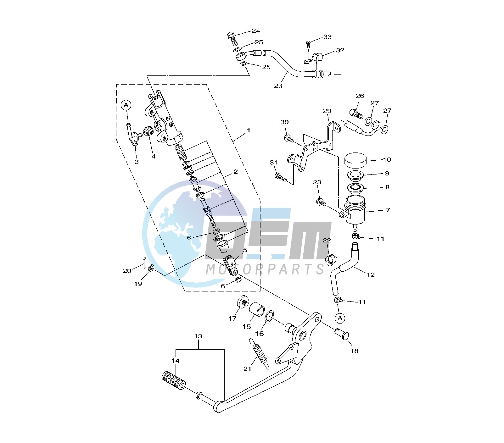 REAR MASTER CYLINDER