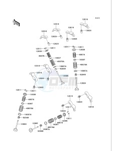 VN 750 A [VULCAN 750] (A6F) A6F drawing VALVE-- S- -