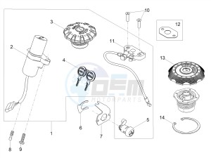 V7 III Anniversario 750 e4 (NAFTA) drawing Locks