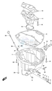 DF 250 drawing Oil Pan