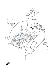 LT-Z90 drawing REAR FENDER