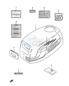 DT 5 drawing Engine Cover