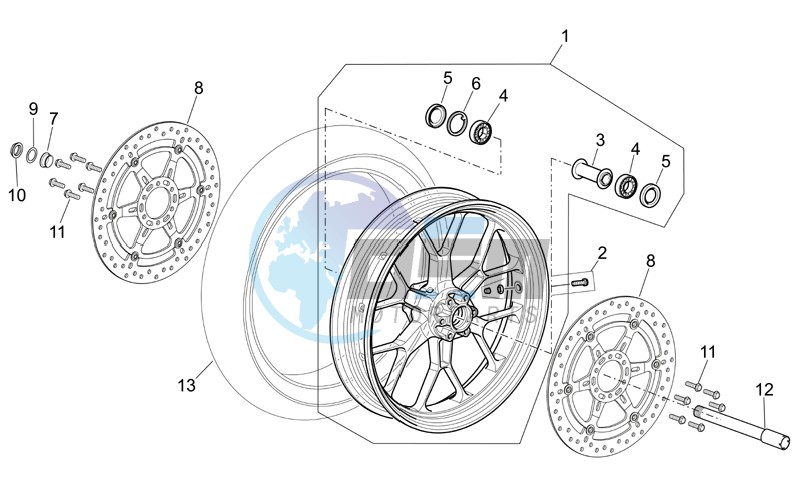 Front wheel R version