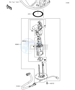 Z1000 ABS ZR1000GEF FR GB XX (EU ME A(FRICA) drawing Fuel Pump