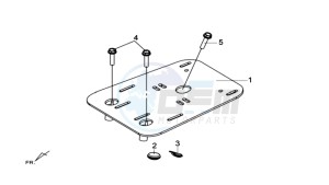 MAXSYM 600I drawing LUGGAGE RACK