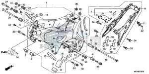 VFR1200XLE CrossTourer 2ED drawing FRAME BODY