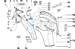 Typhoon 125 XR drawing Side covers