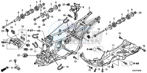 TRX420FM1G TRX420 Europe Direct - (ED) drawing FRAME BODY