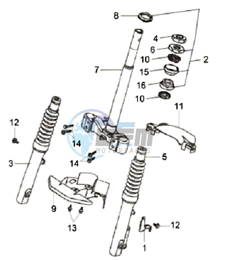 FRONT FORK/ STEERING HEAD BEARING