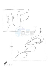 YFZ50 (BW43) drawing HEADLIGHT