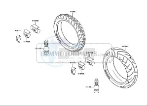 ZRX 1200 (EU) drawing TIRES