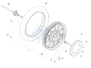 Liberty 100 4T (Vietnam) Vietnam drawing Front wheel