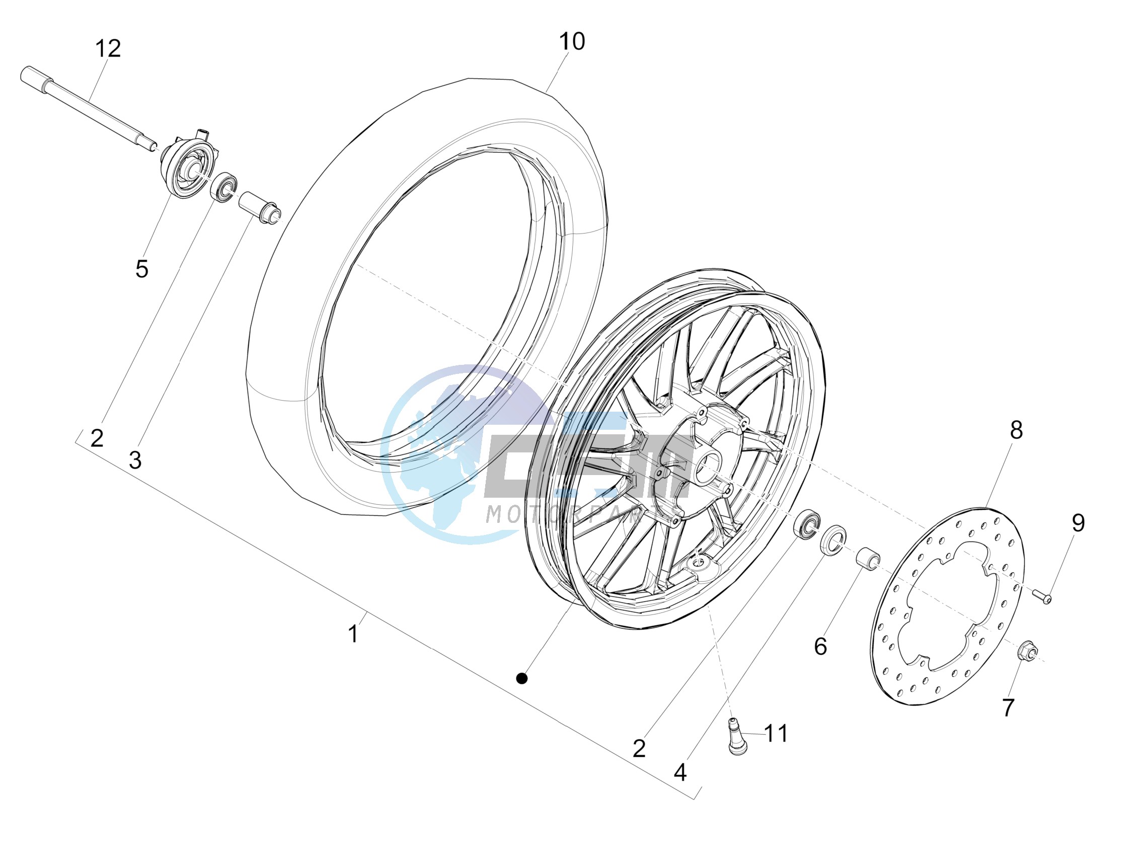 Front wheel