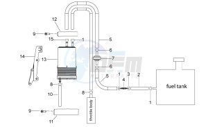 NA 850 Mana drawing Fuel vapour recover system