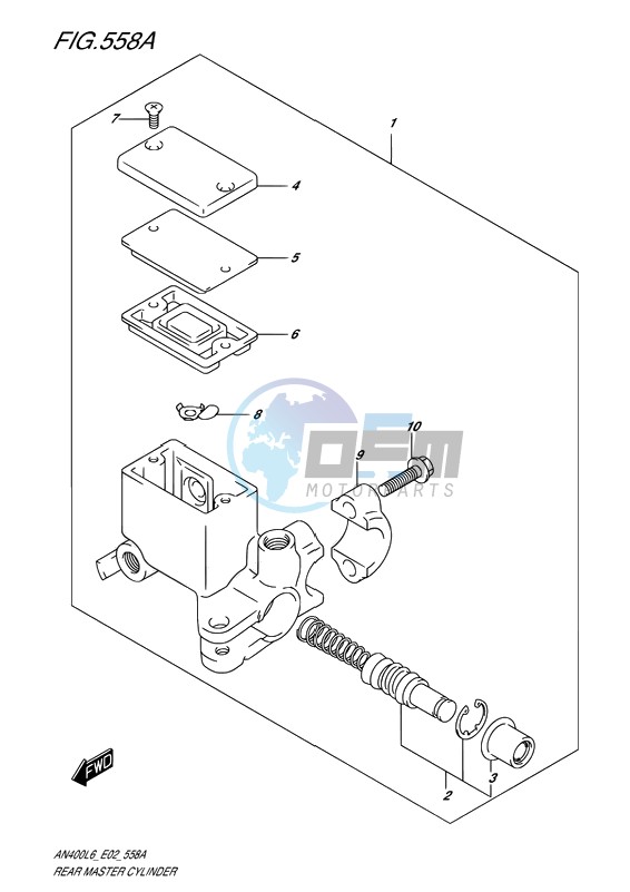 REAR MASTER CYLINDER