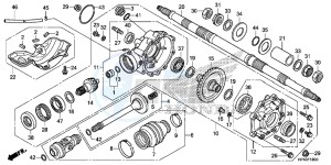 TRX420TED TRX420 Europe Direct - (ED) drawing REAR FINAL GEAR