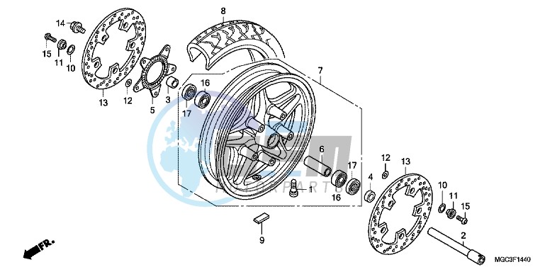 FRONT WHEEL