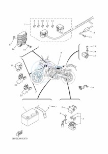 XTZ690 TENERE 700 (BEH1) drawing ELECTRICAL 1