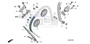 CBF1000FAB drawing CAM CHAIN/ TENSIONER