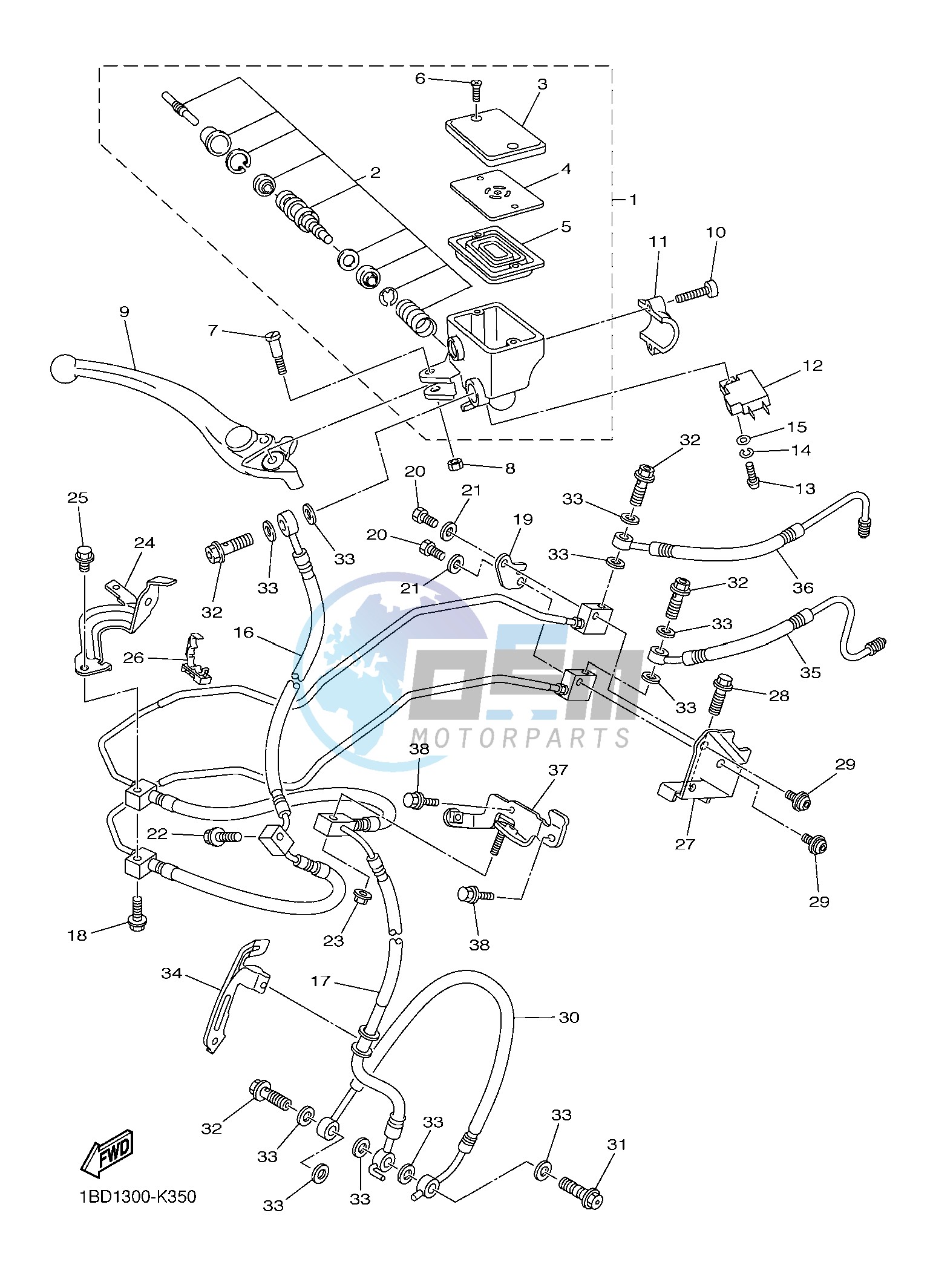 FRONT MASTER CYLINDER