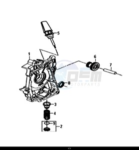 FIDDLE III 50 (25 KM/H) (XA05W5-NL) (E4) (L7-M0) drawing R. CRANK CASE COVER