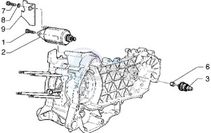 Hexagon 125 GT drawing Electric starter