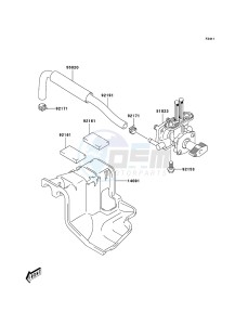 KFX50 KSF50A6F EU drawing Fuel Filter