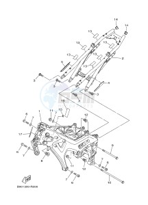 MTM850 MTM-850 XSR900 (B908) drawing FRAME