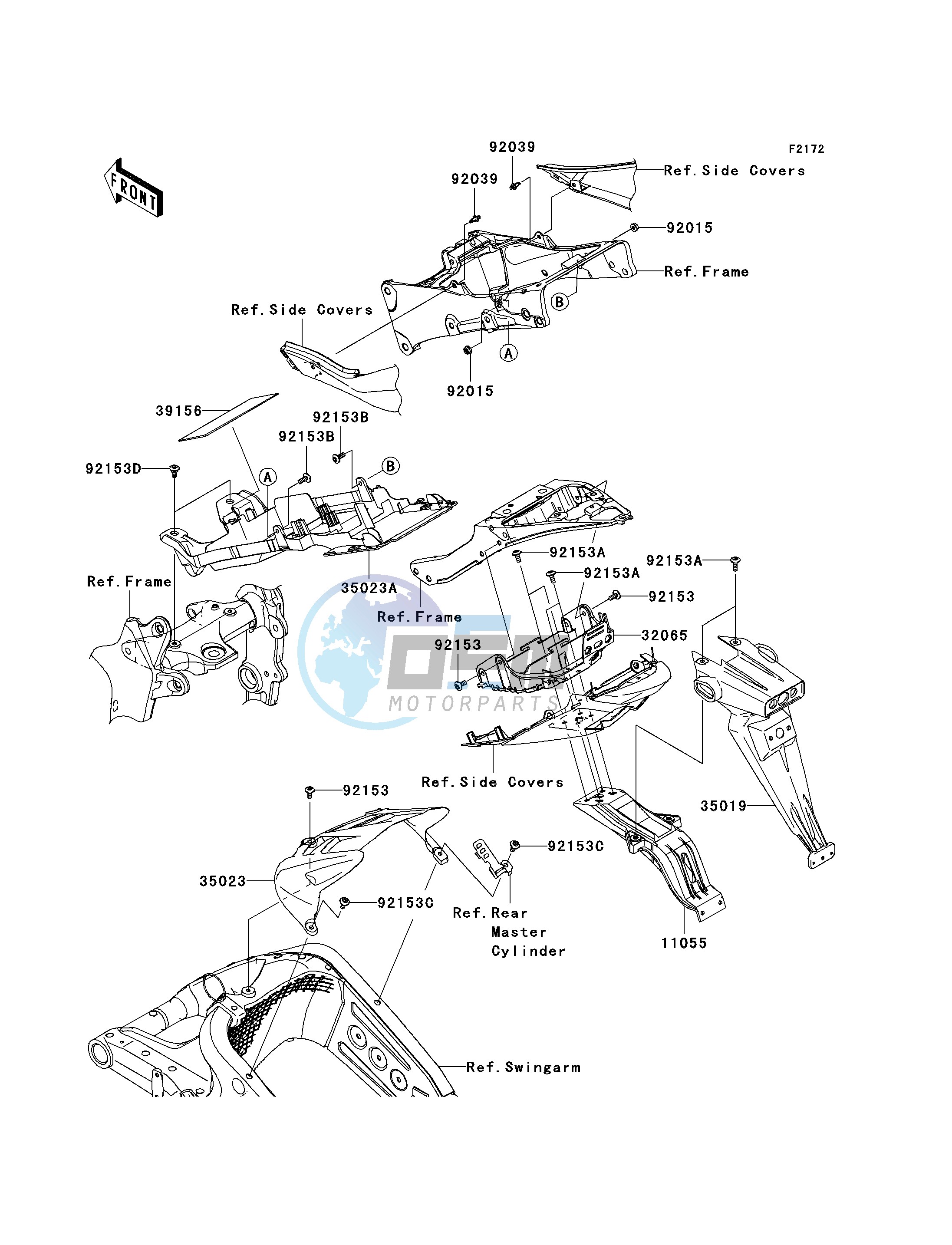 REAR FENDER-- S- -